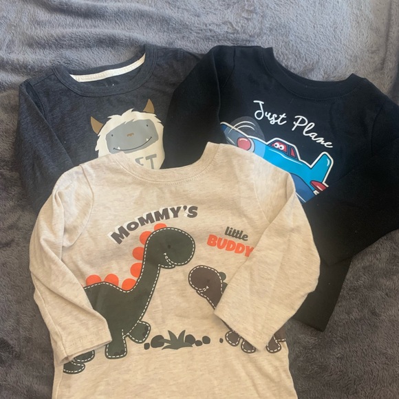Mommy's Little Buddy Dinosaur Long Sleeve T-Shirt - Picture 1 of 10